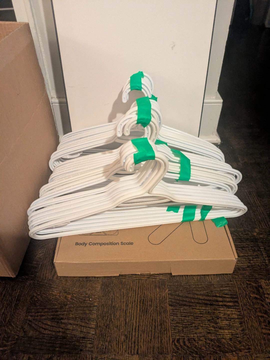 White Clothes Hangers - Pack of 25
