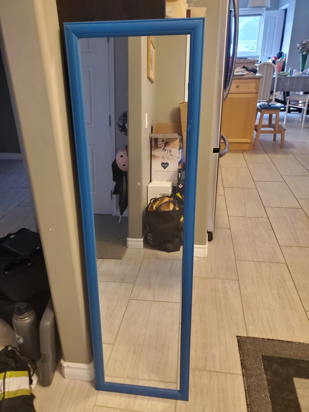 Blue Full Length Mirror