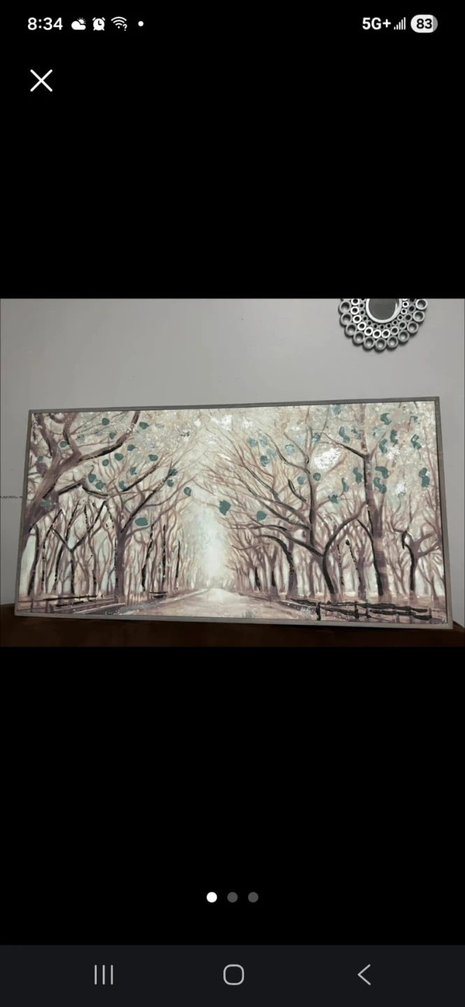 Canvas Wall Art - Trees & Path Scene