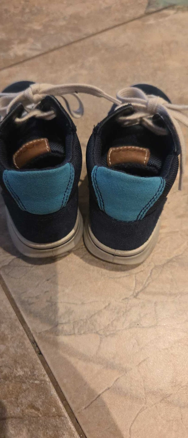 ECCO Navy Blue Suede Sneakers - photo 3