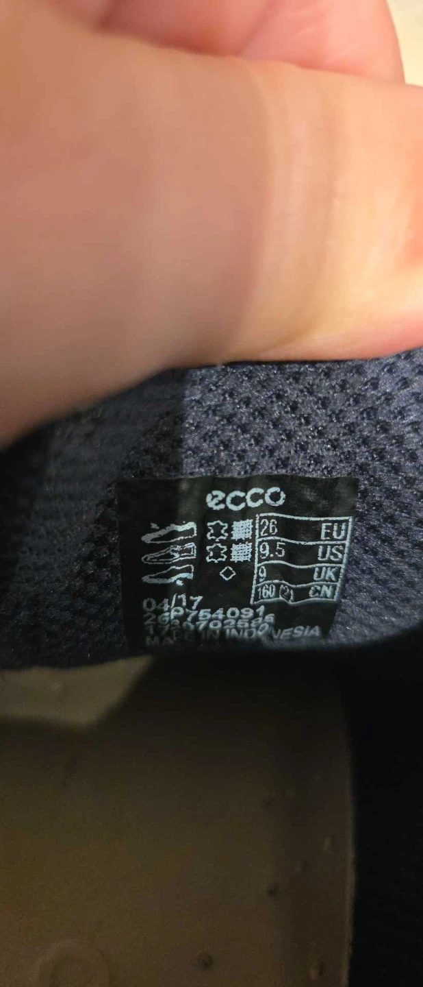 ECCO Navy Blue Suede Sneakers - photo 5