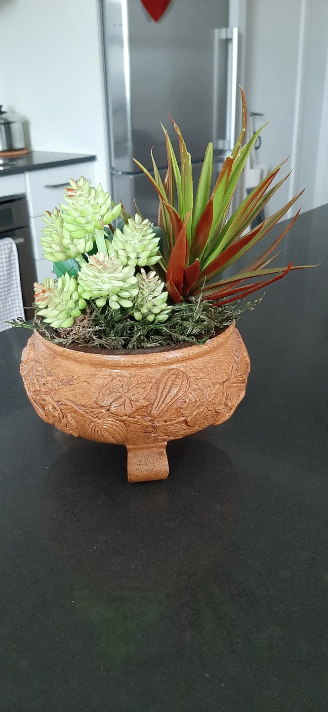 Artificial Succulent Arrangement in Decorative Pot - photo 3