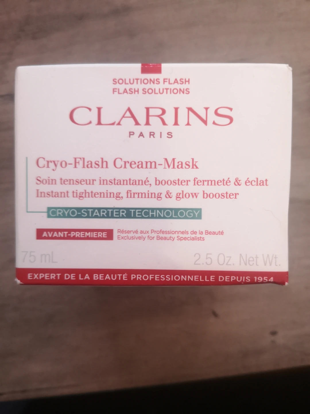Clarins Cryo-Flash Cream-Mask 75mL