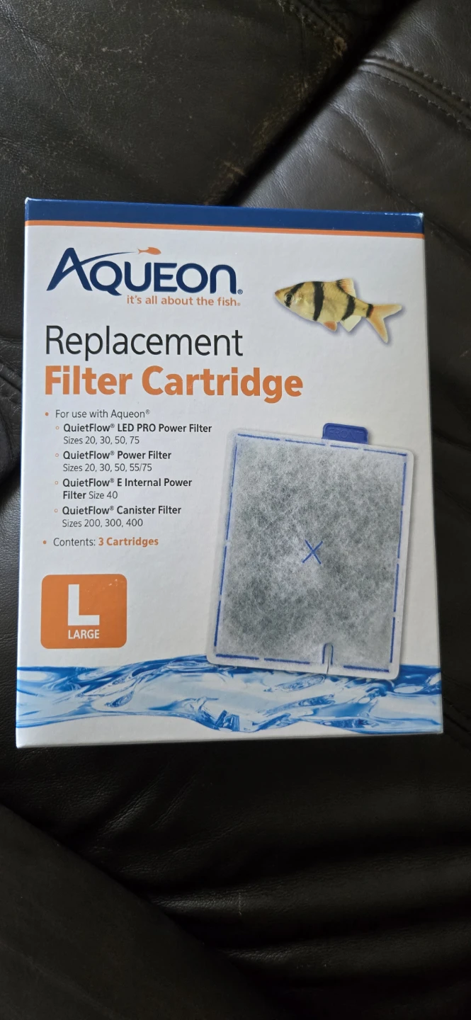 Aqueon Replacement Filter Cartridge - Large Size, 3 Count