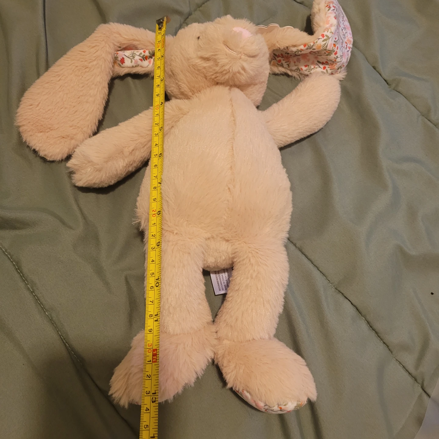 BNWT Dan Dee Light Tan Bunny soft plushie Stuffed Animal - photo 2