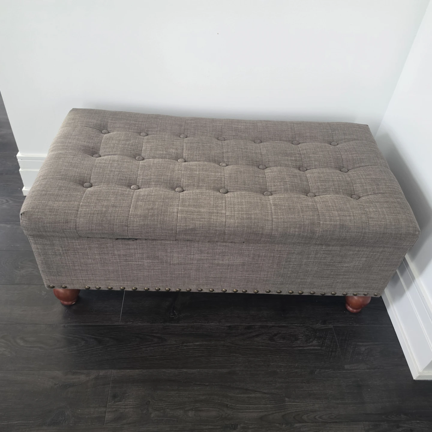 Tufted Storage Ottoman Bench