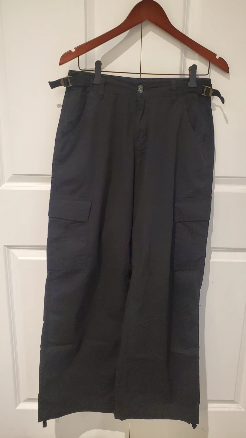 Black Baggy Cargo Pants