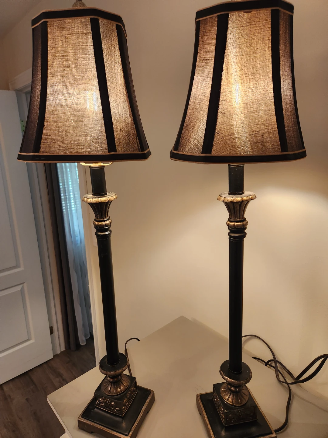 Pair of Vintage Style Table Lamps