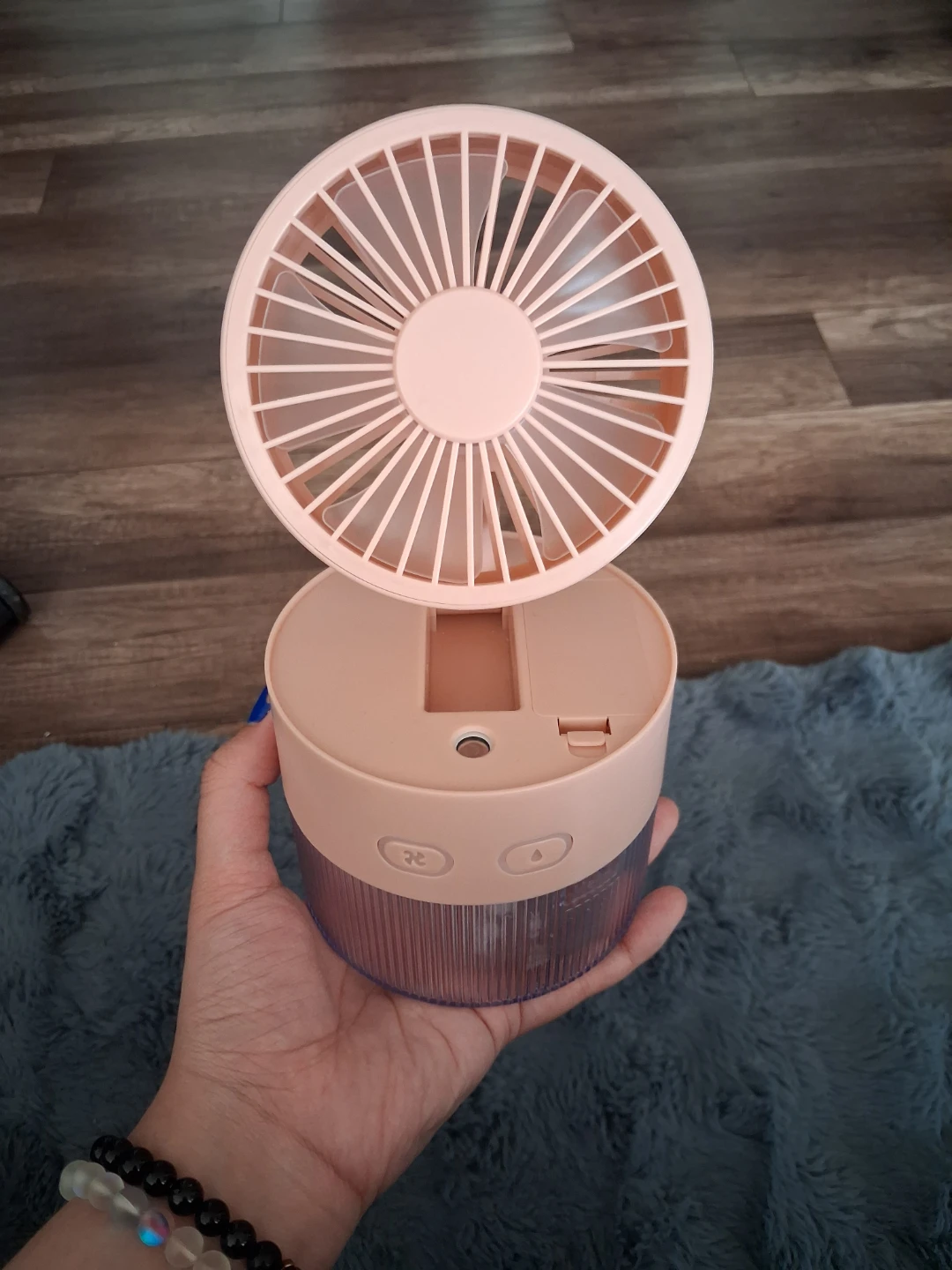Portable Desk Fan with Humidifier
