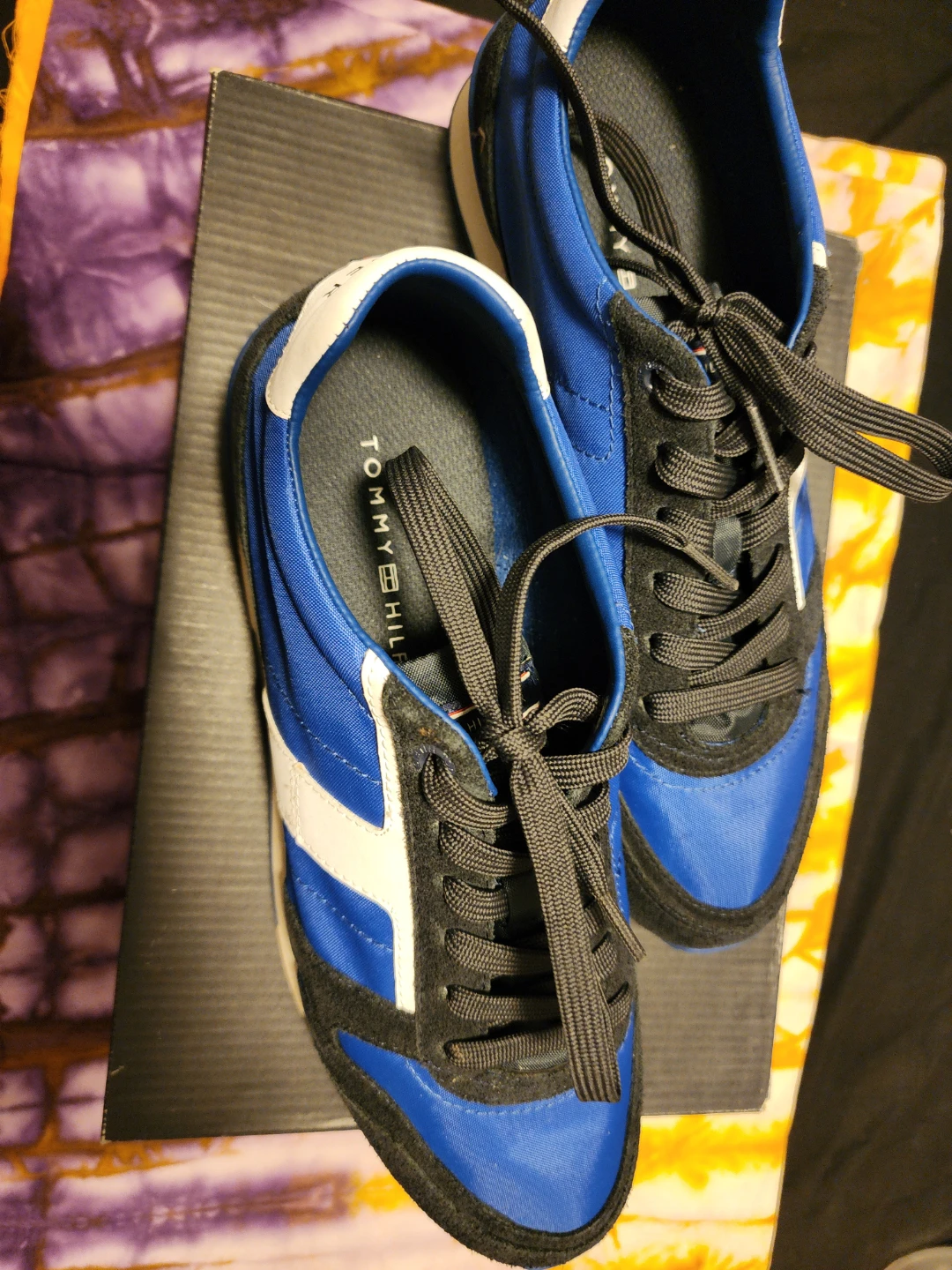 Tommy Hilfiger Men's Sneakers Size 42 Blue/Black - photo 3