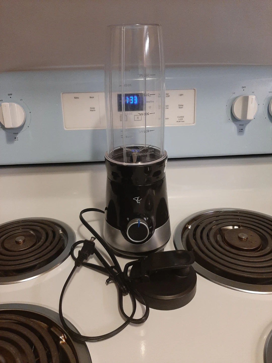 Black Personal Blender with 500 ML Cup