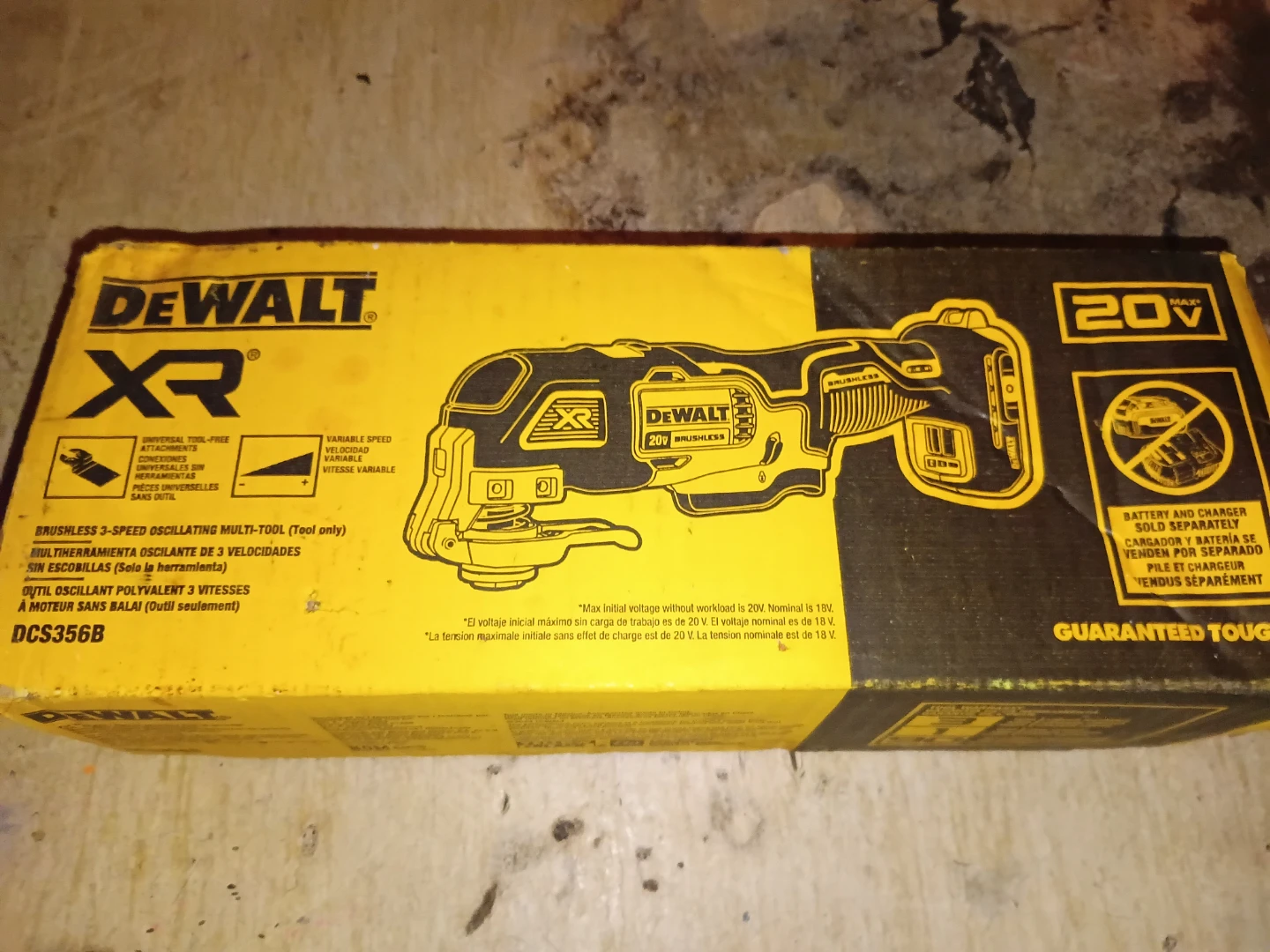 DEWALT oscillating  20V MAX  to