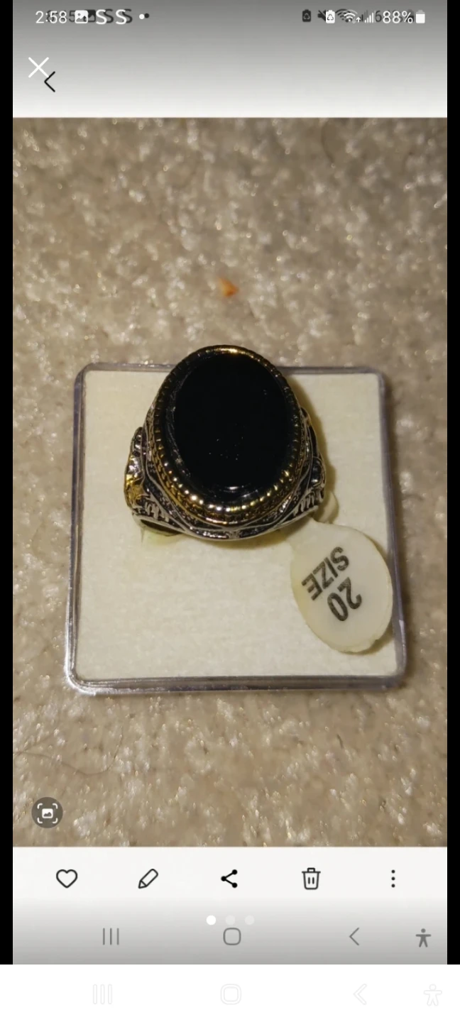 Men's Onyx Ring
