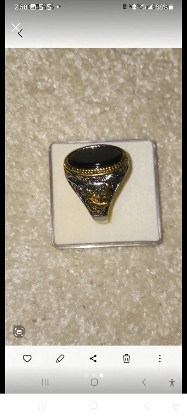 Men's Onyx Ring - photo 2