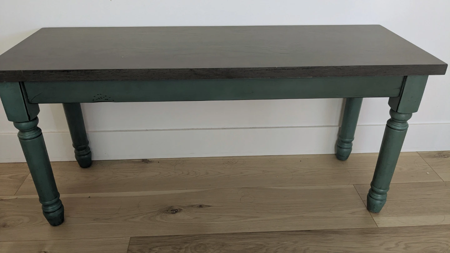Wayfair 40" Solid Wood Farmhouse Dining Bench - photo 3