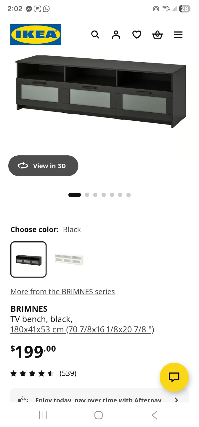 Ikea brime tv bench - photo 3