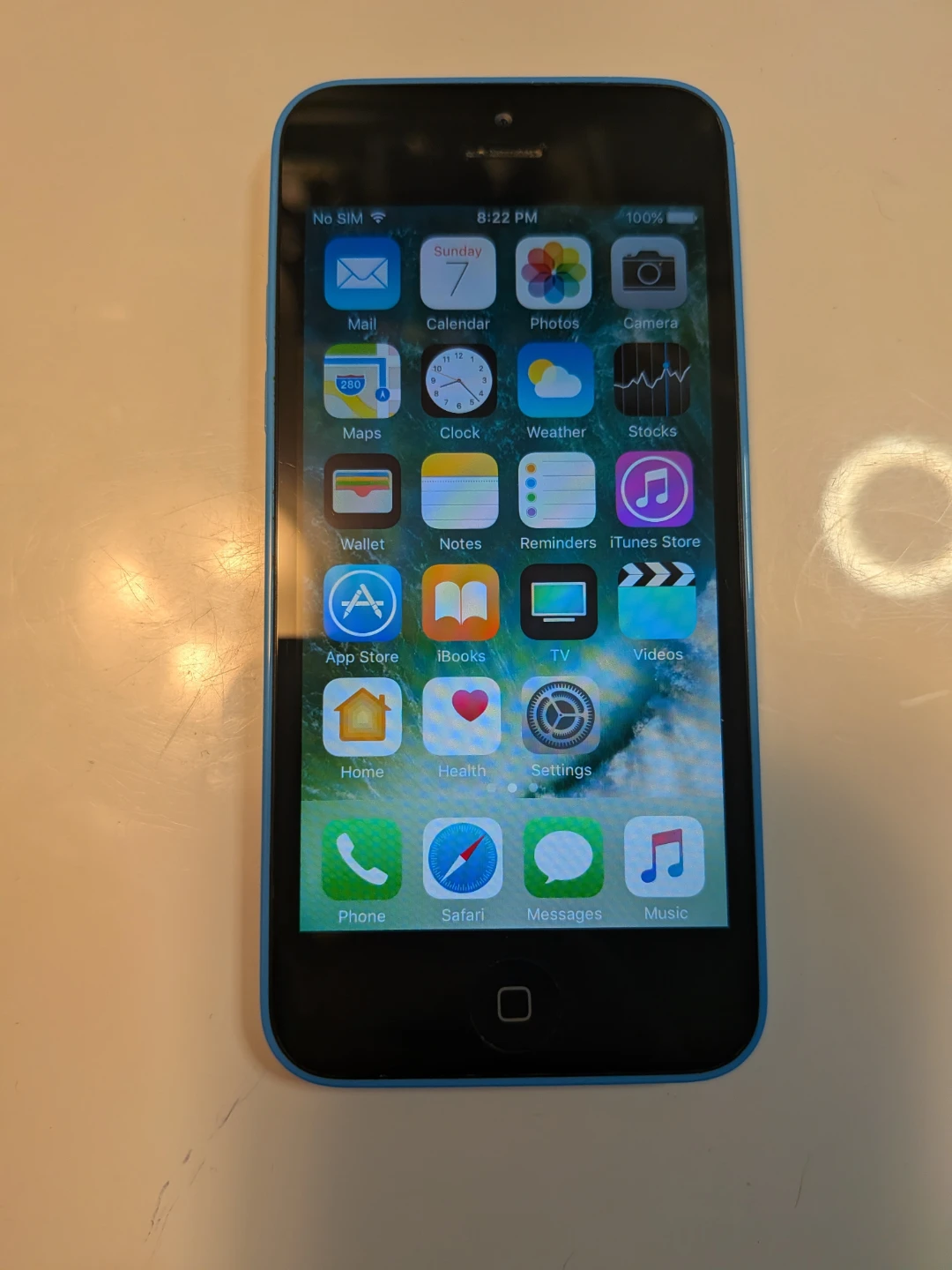 Blue iPhone 5C 16GB - photo 2