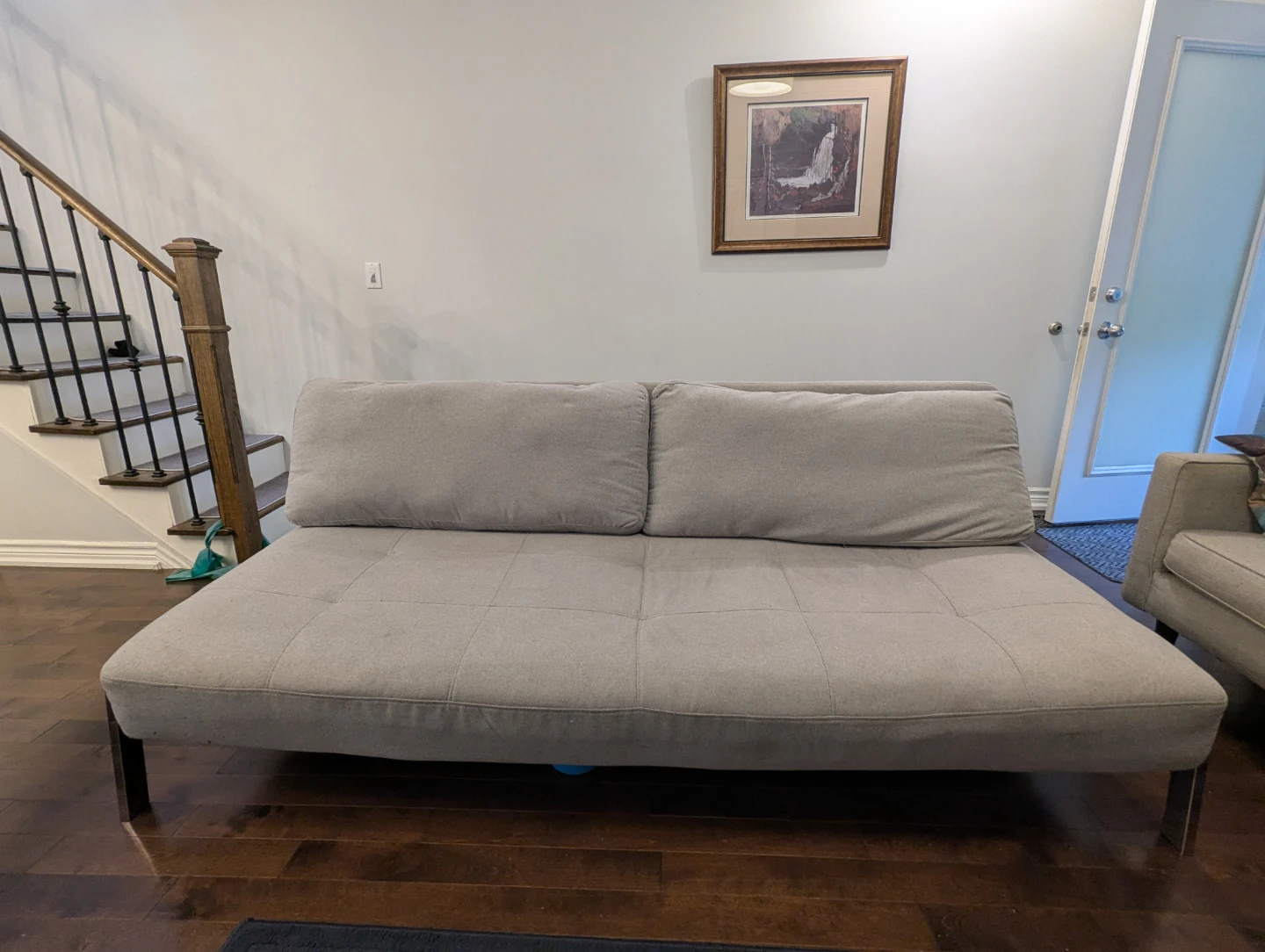 Light Grey Sealy Futon Sofa Bed