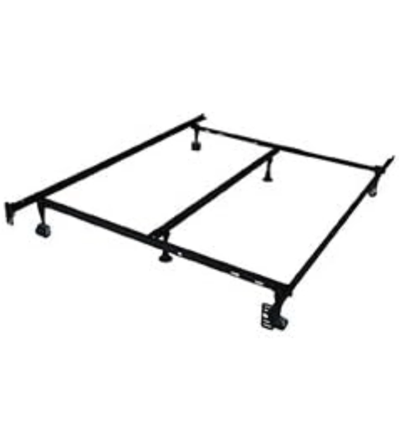 Metal Bed Frame with Box Spring and Bed Skirt - photo 4