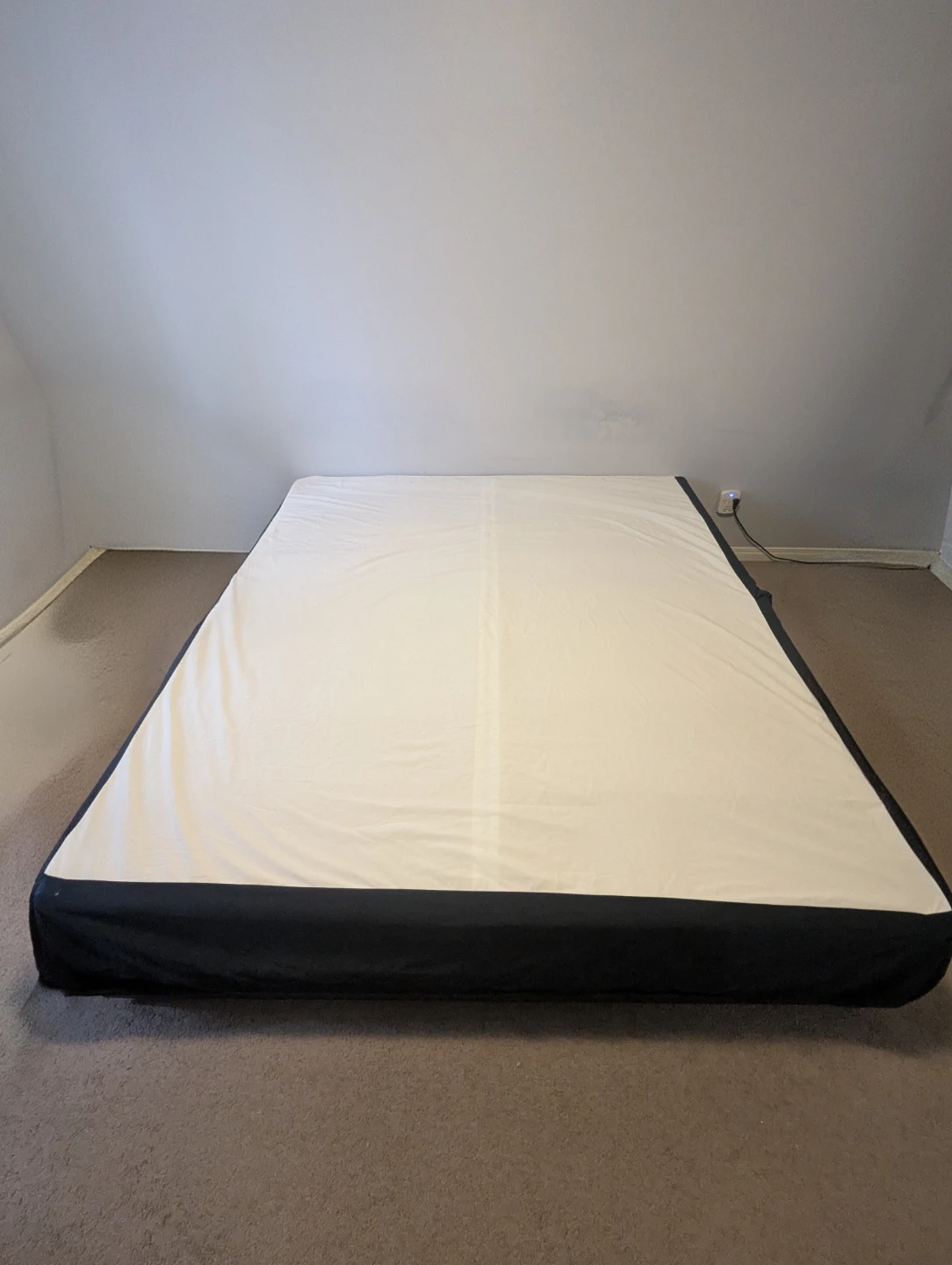 Metal Bed Frame with Box Spring and Bed Skirt - photo 5