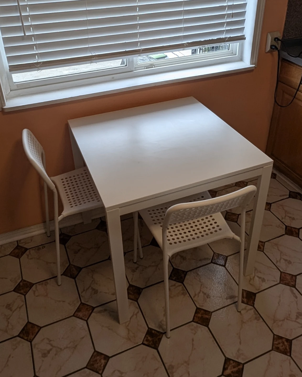 Small Kitchen Dining Table (includes two chairs)