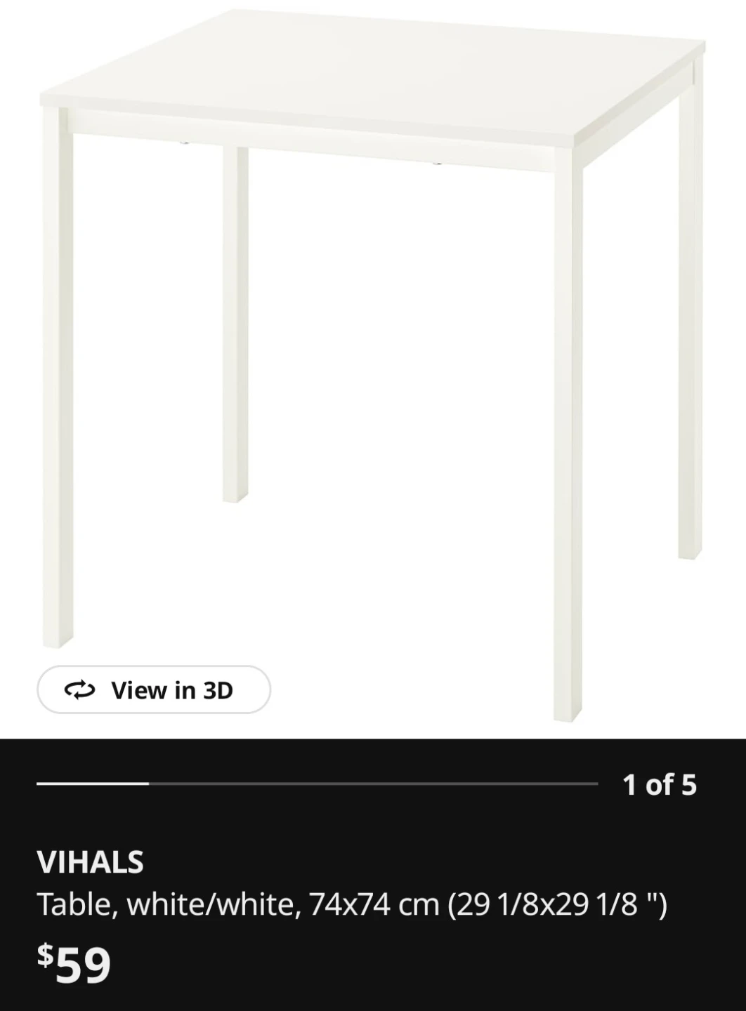 Small Kitchen Dining Table (includes two chairs) - photo 3