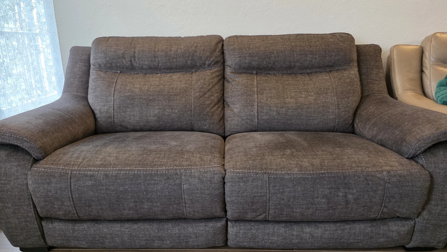 2-Seater Grey Sofa - photo 3