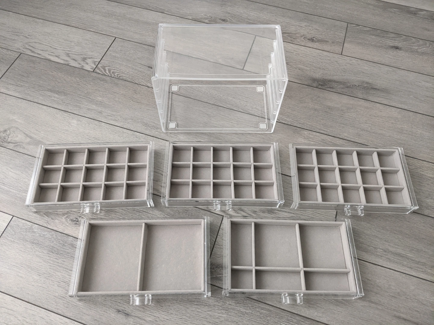 Clear Acrylic Jewelry Organizer with Drawers - photo 4
