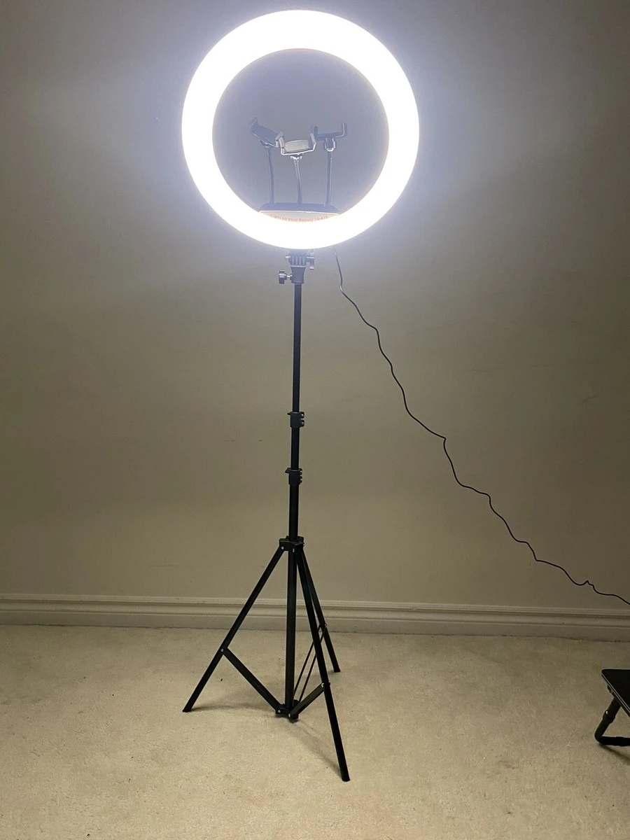18" Ring Light with Tripod and Phone Mount