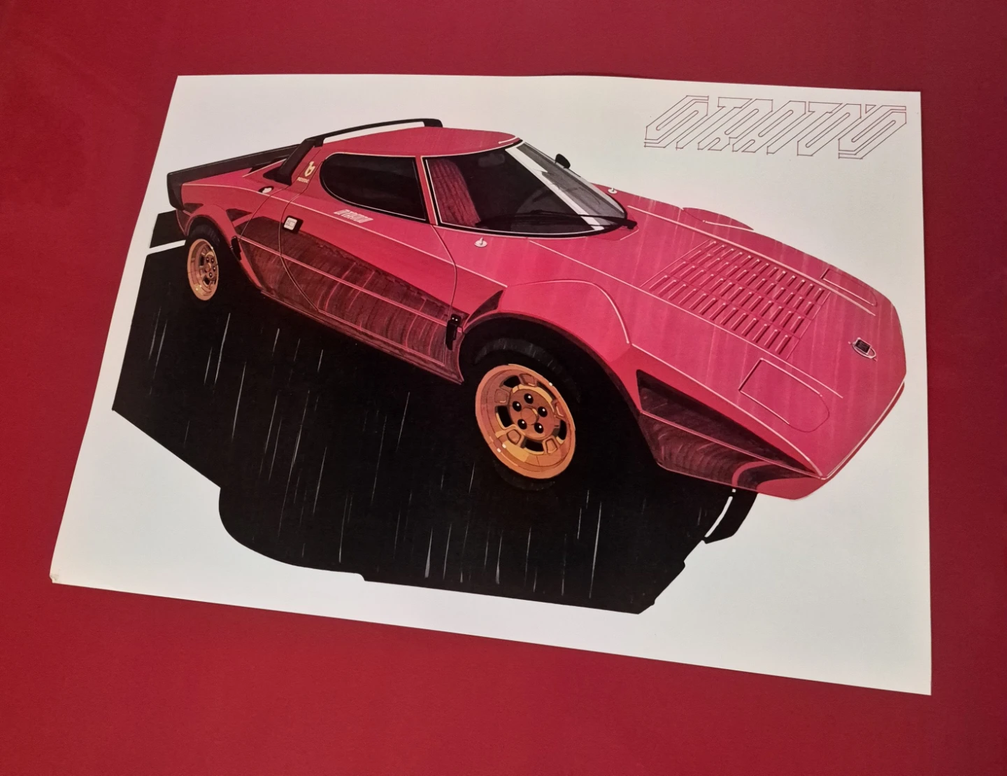 Lancia Stratos Poster 1977