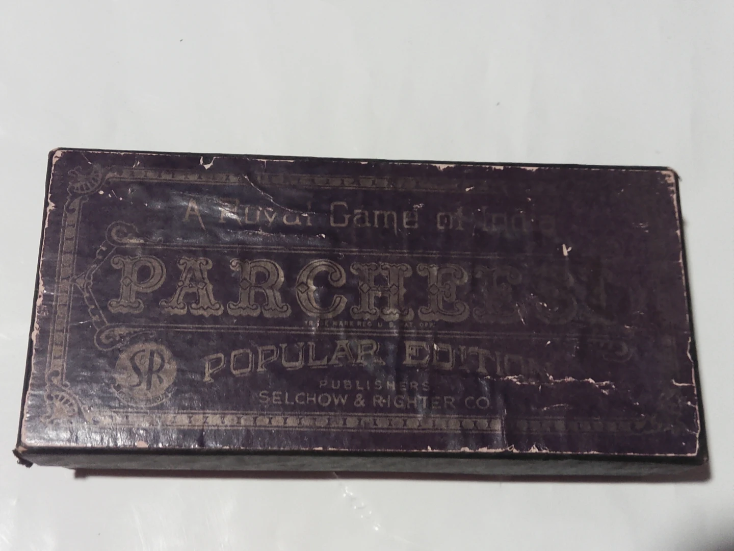 Parcheesi The Great Backgammon Game of India Popular Edition