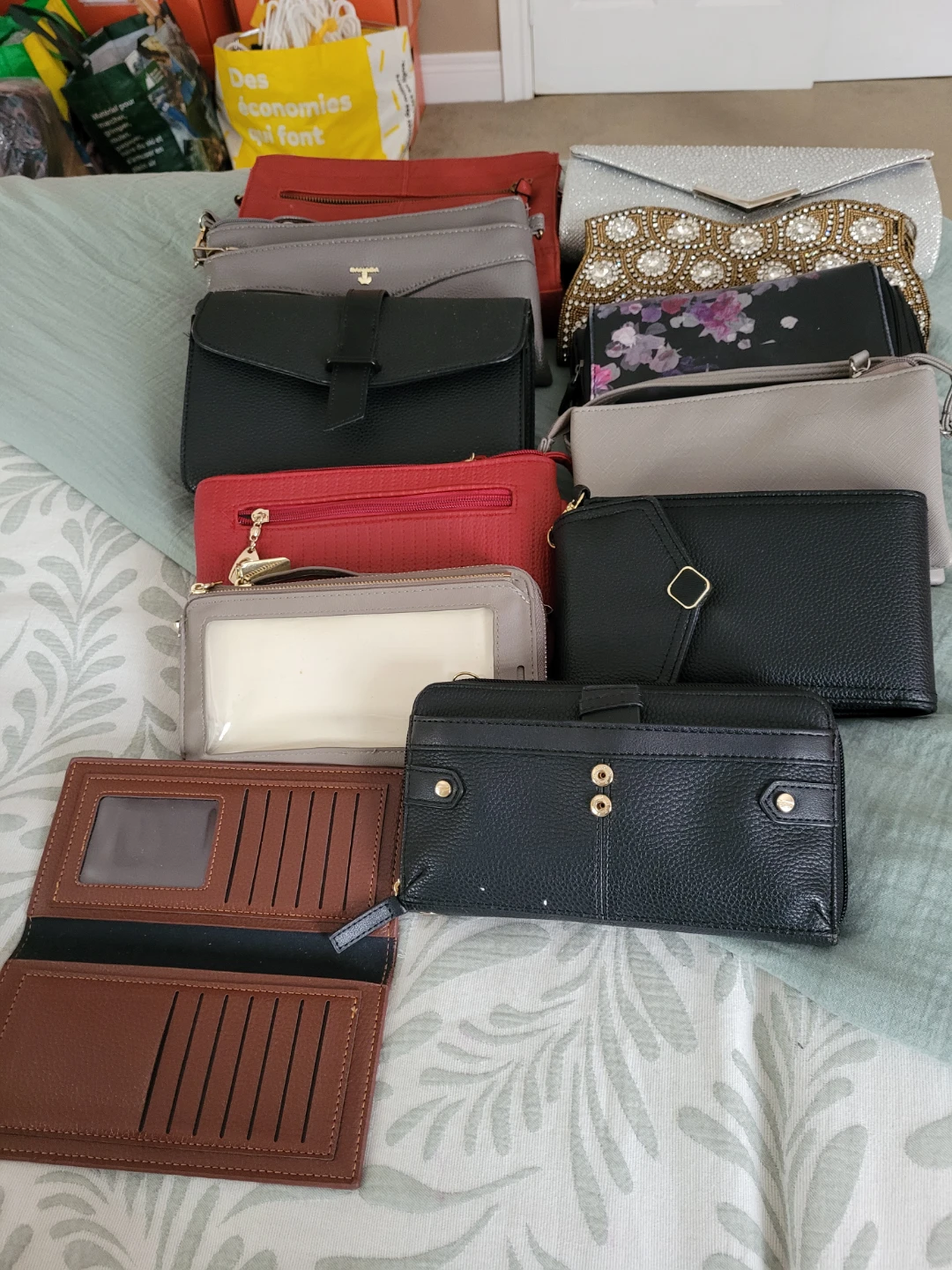 Assorted Women's Wallets and Clutches