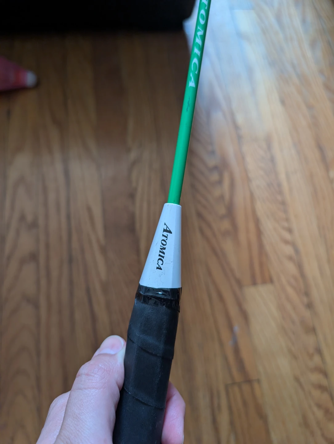 Atomica Badminton Racquet, Shuttlecocks and Glasses - photo 3