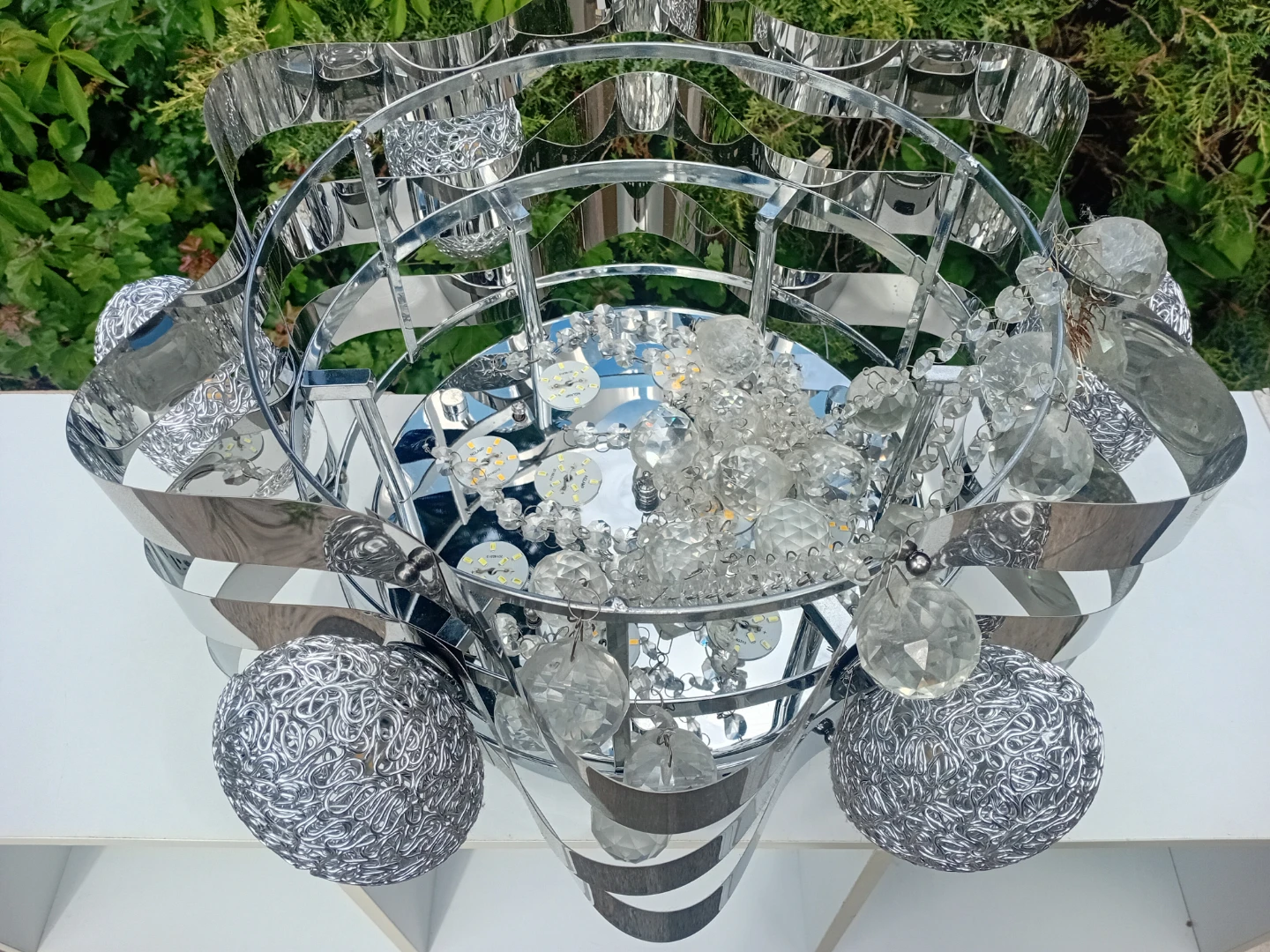 Sparkling Chandelier with Crystal Accents - photo 4