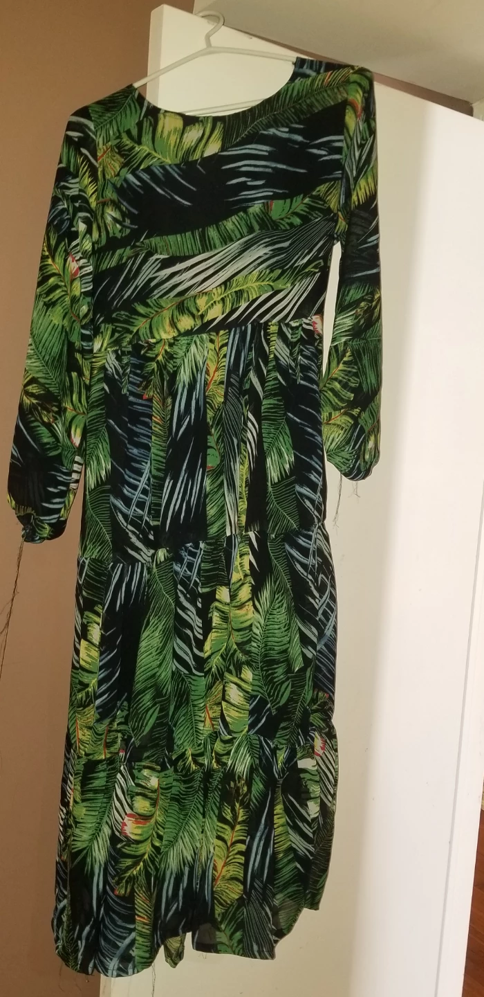 Long Sleeve Tiered Maxi Dress