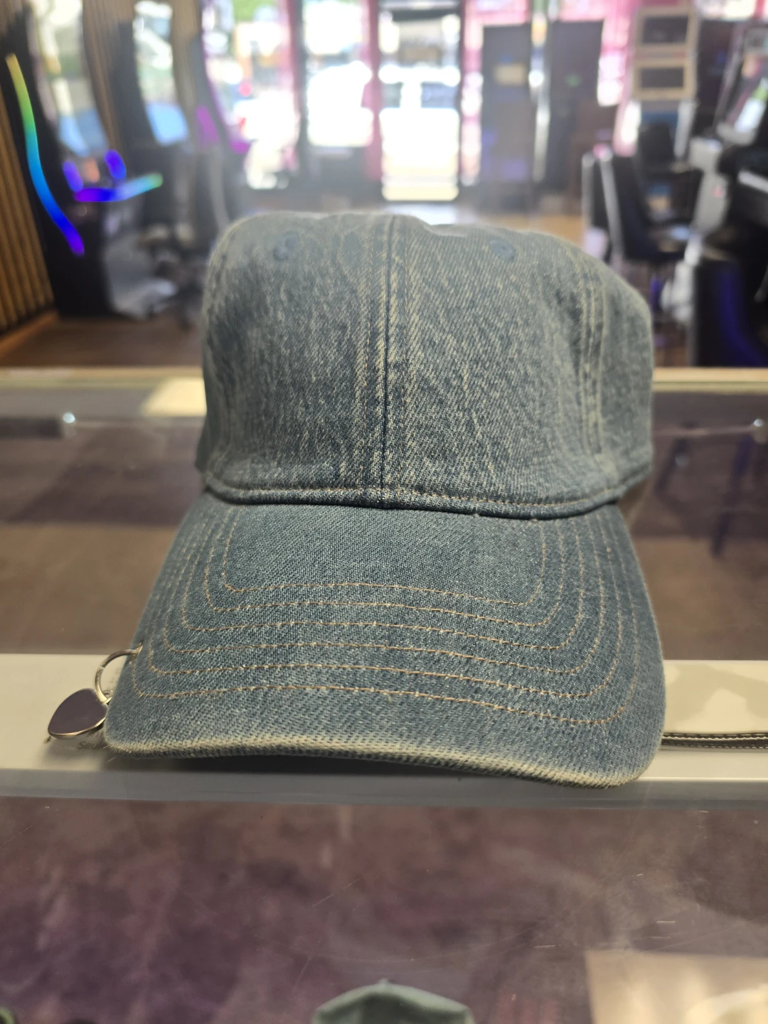 Pink Denim Baseball Cap - photo 2