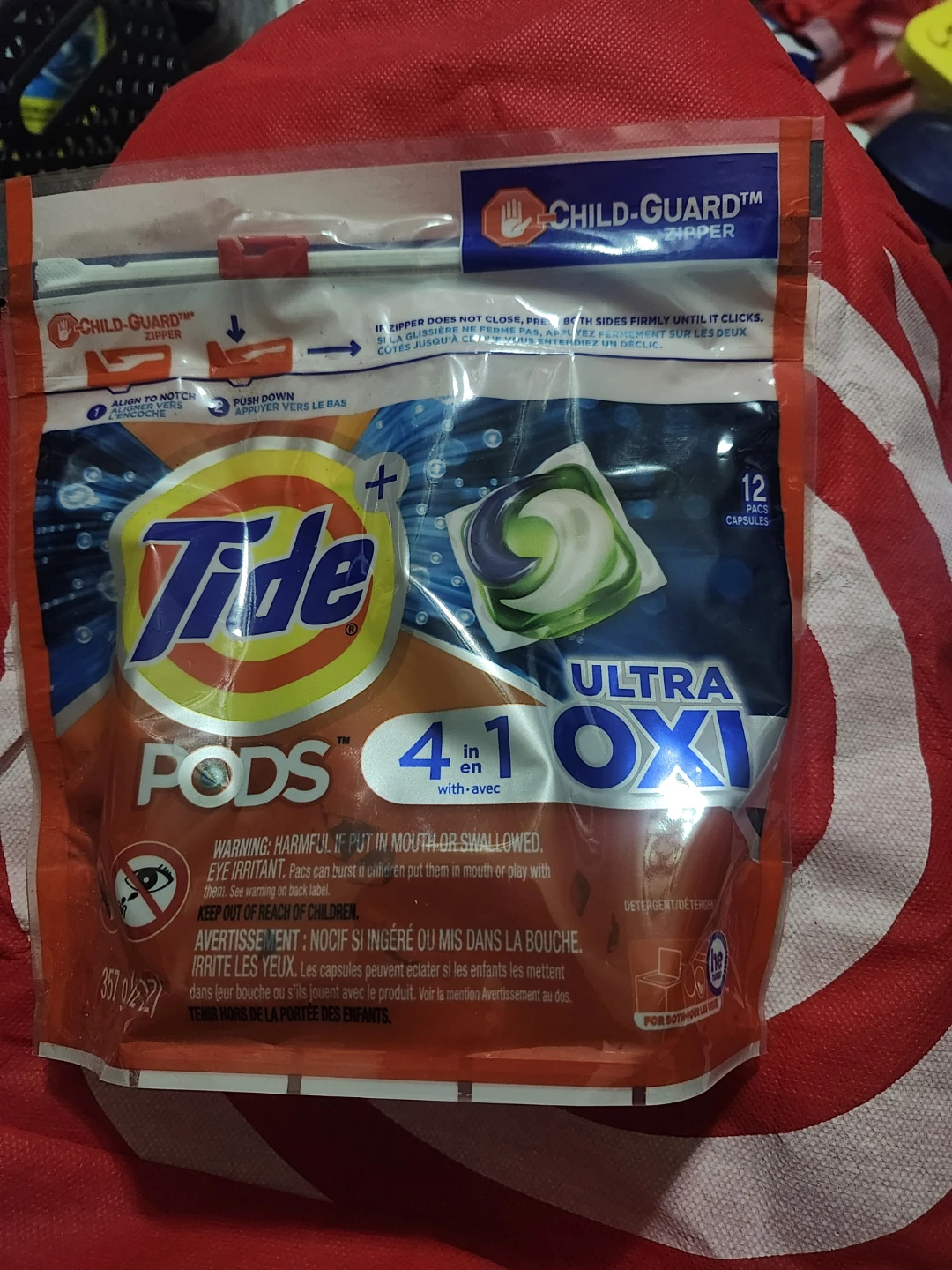 Tide Ultra Oxi Pods Laundry Detergent