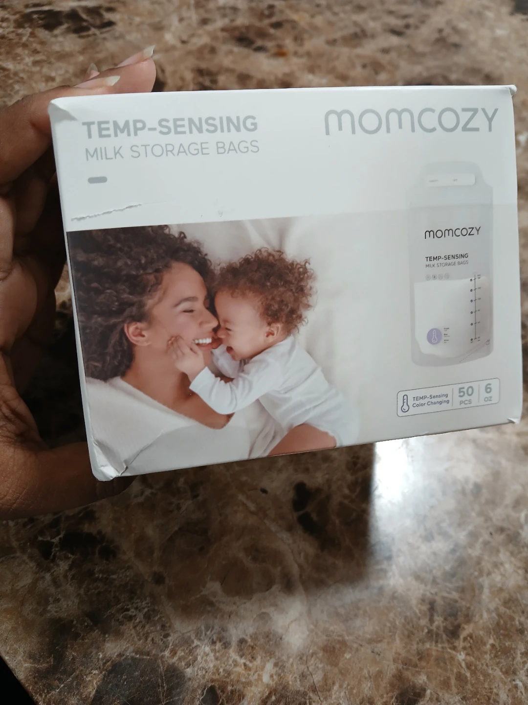 Momcozy Temp-Sensing Milk Storage Bags 50 Count
