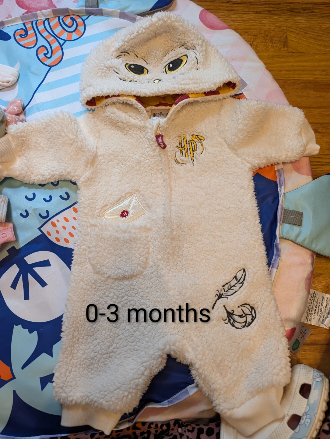 Harry Potter Fleece Hooded Bunting 0-3 Months