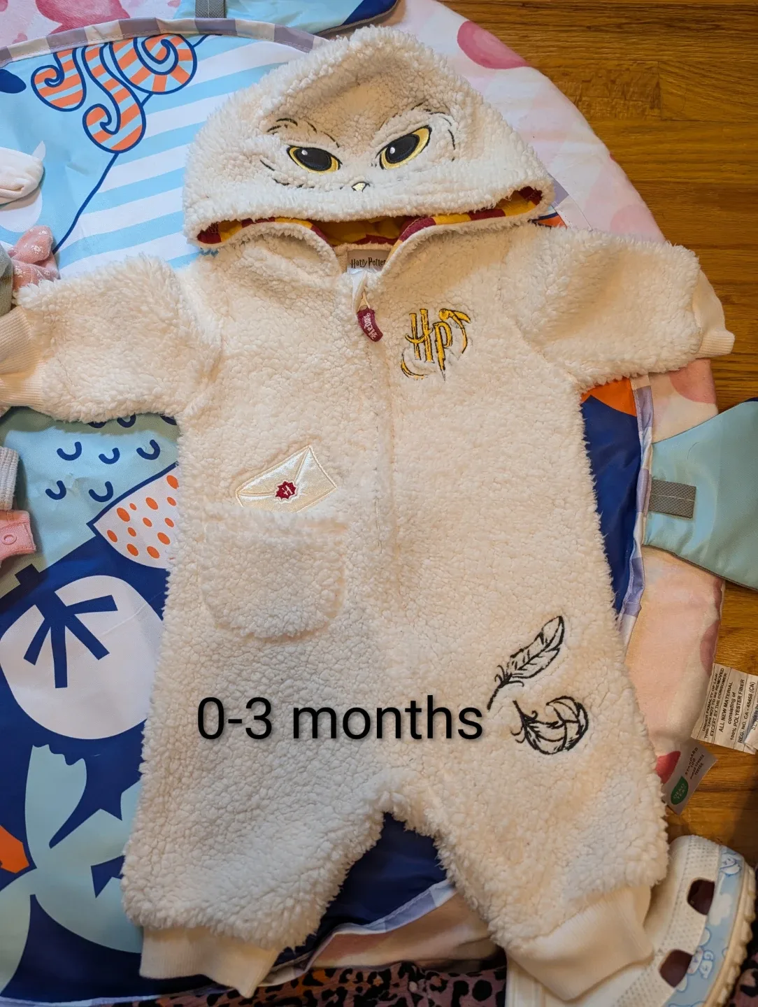 Harry Potter Fleece Hooded Bunting 0-3 Months