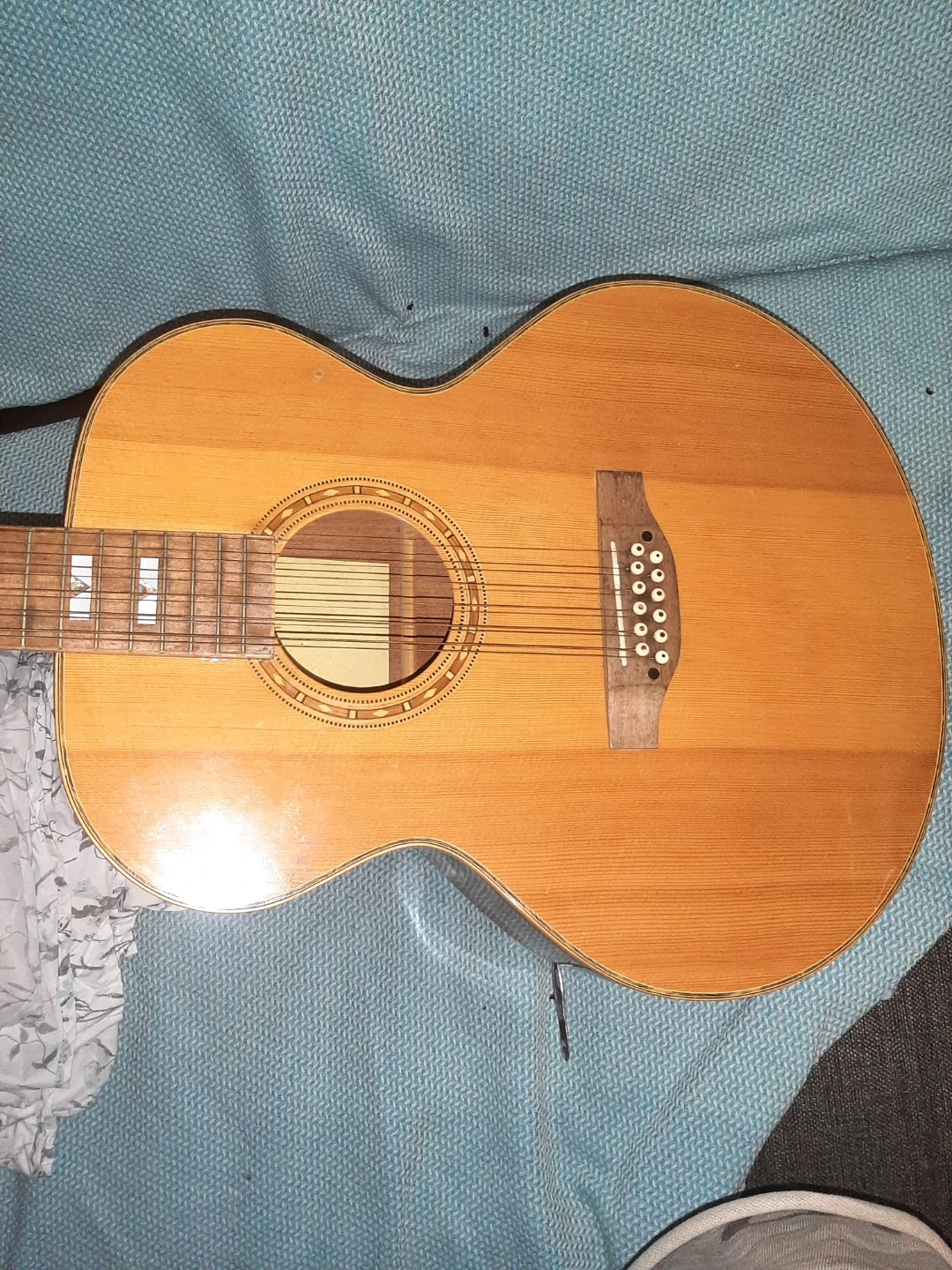 12-String Acoustic GuitarCarlo Robelli jumbo - photo 2