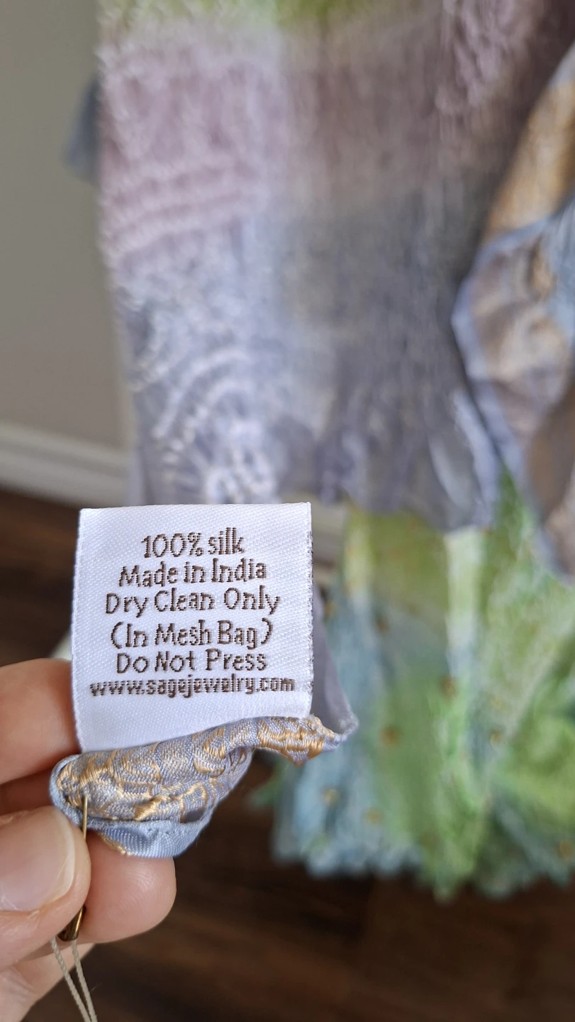Sage Jewelry 100% Silk Women's Skirt - photo 4