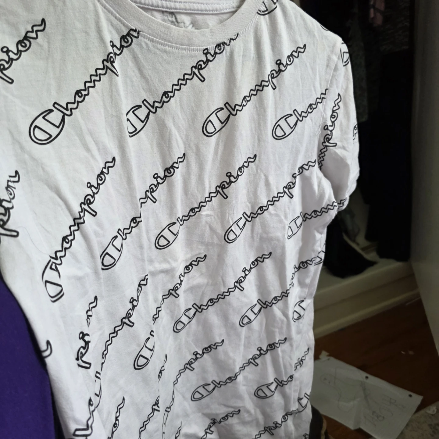 Champion T-Shirt All-Over Logo YXL