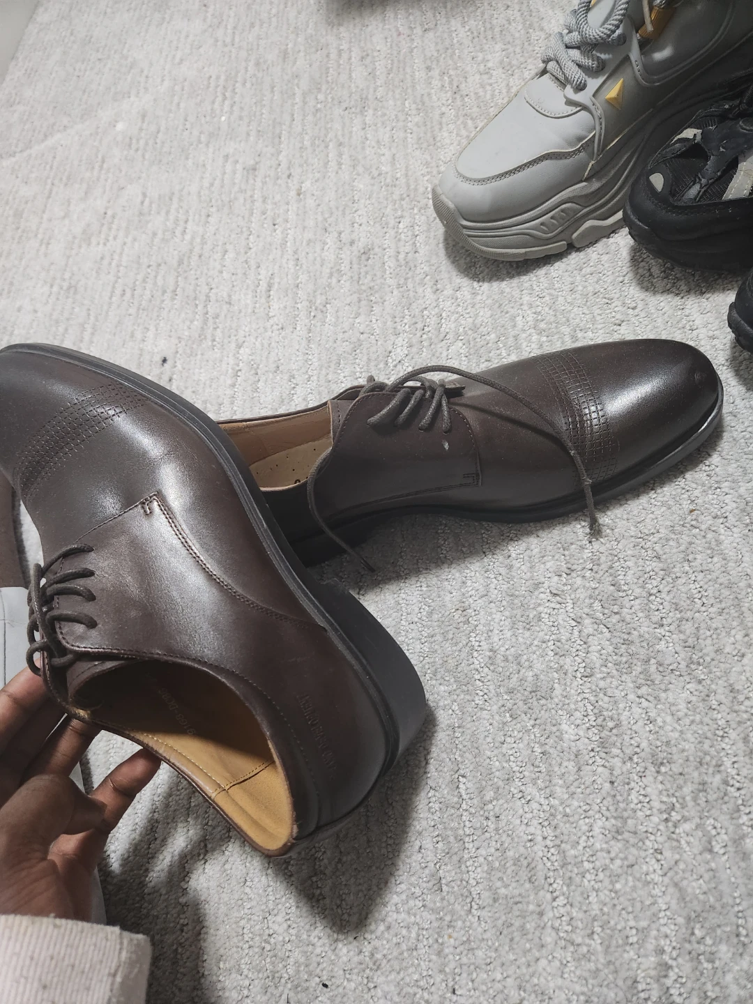 Brown Leather Dress Shoes⚽
