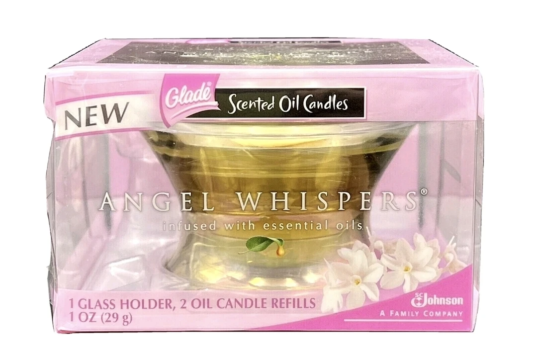 Glade Angel Whispers Scented Oil Candles