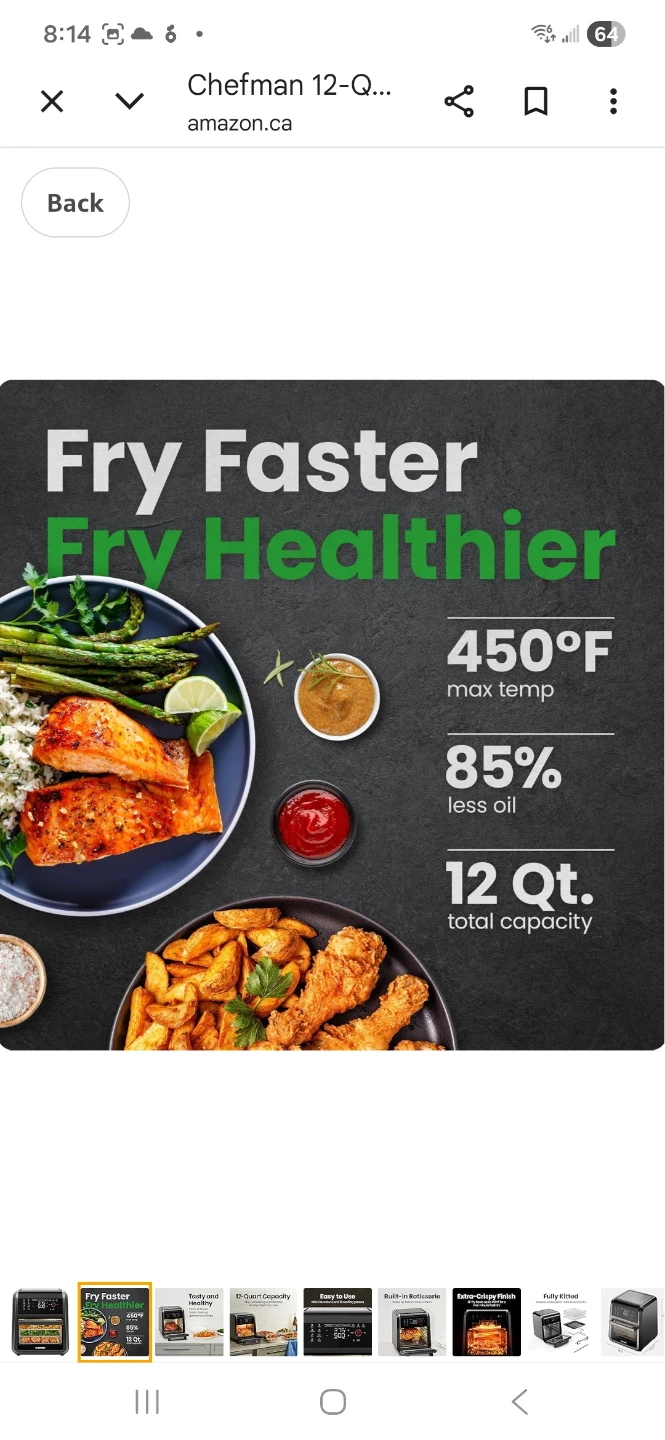 Chefman 5-in-1 Digital Air Fryer+ Oven - photo 4