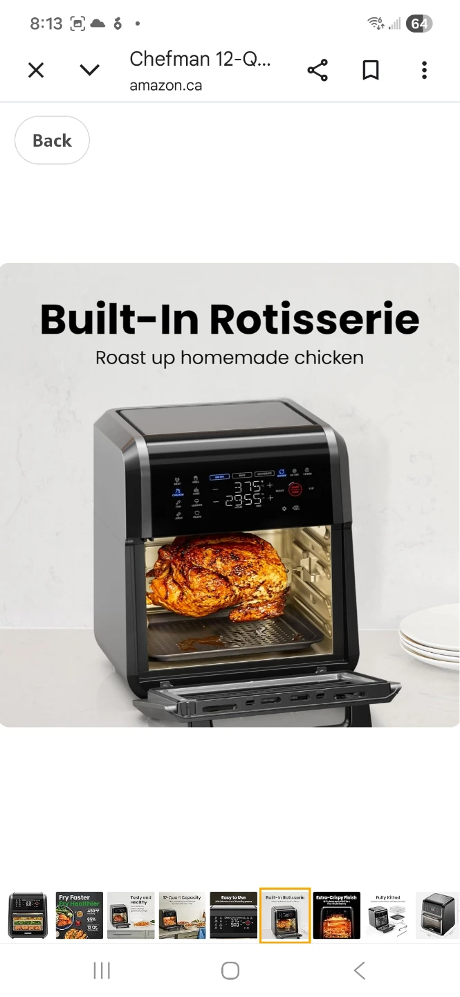 Chefman 5-in-1 Digital Air Fryer+ Oven - photo 5