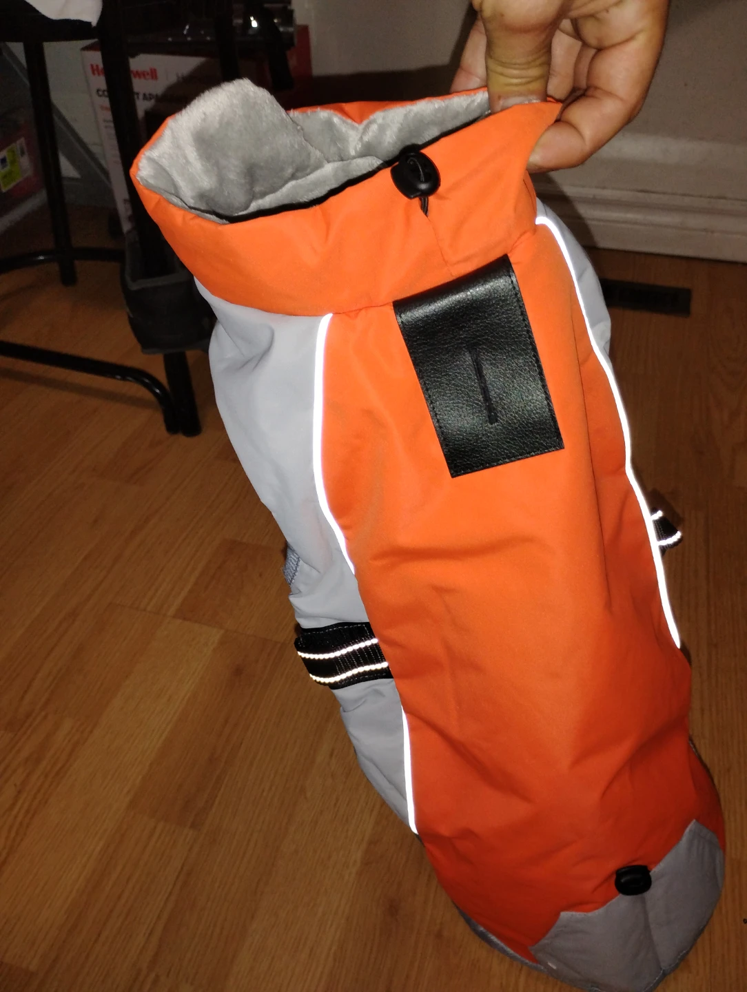 Dog Winter Coat (reflective stripes for safety) - photo 4