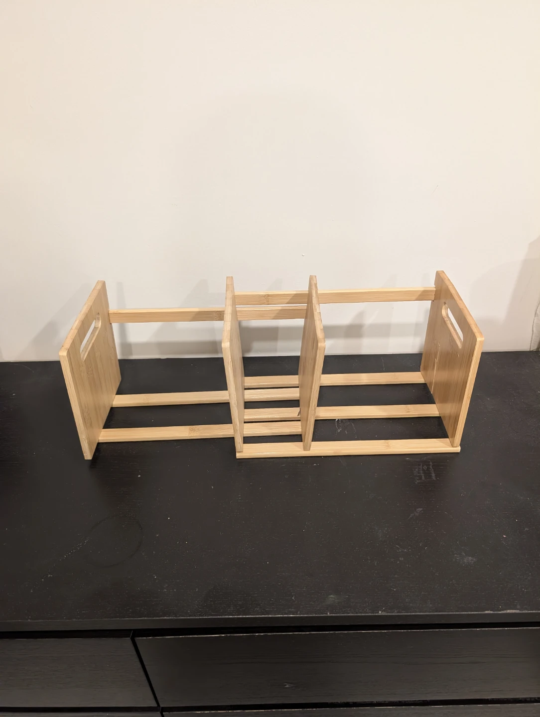Bamboo Book Shelf Organizer - photo 3
