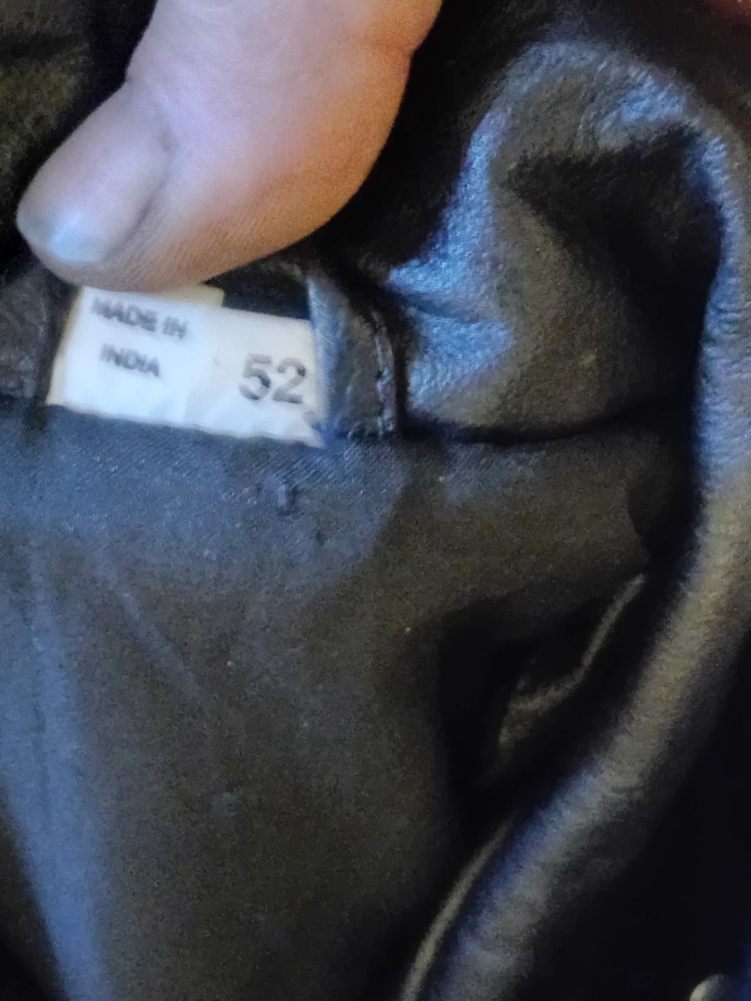 Black Leather Motorcycle Jacket - photo 2